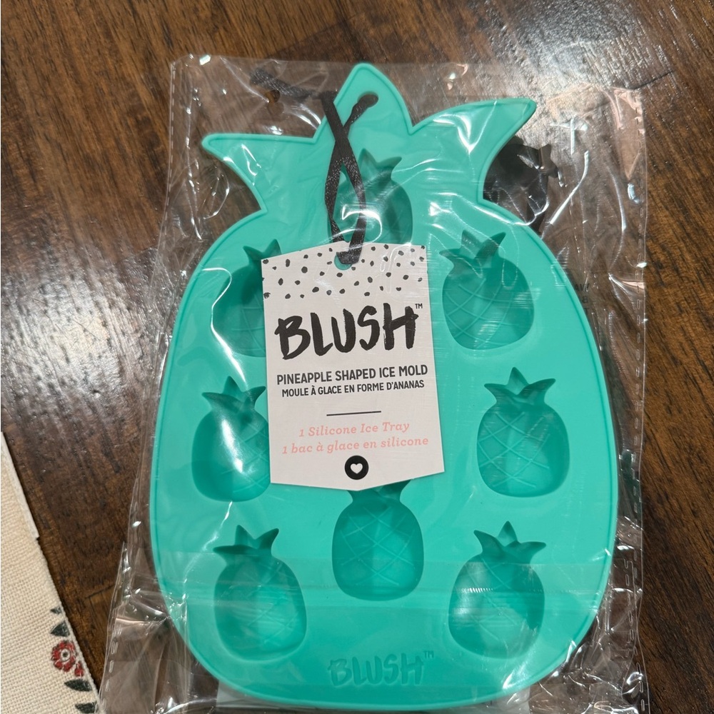 Blush Teal Pineapple Ice Mold